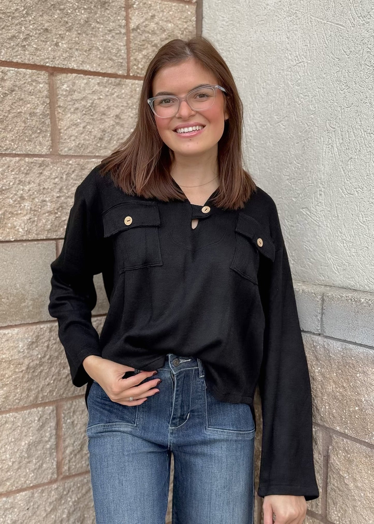 Gibson Fleece Top