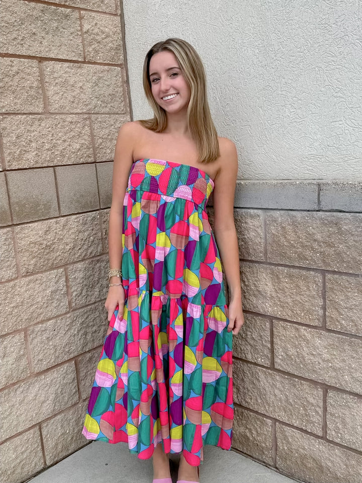 Modern Pop Tier Maxi Skirt