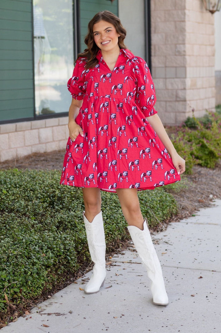 UGA Poplin Dress