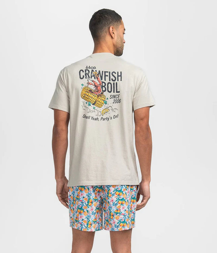 SSCO Men’s Crawfish Boil S/S Pocket T-Shirt - Taupe