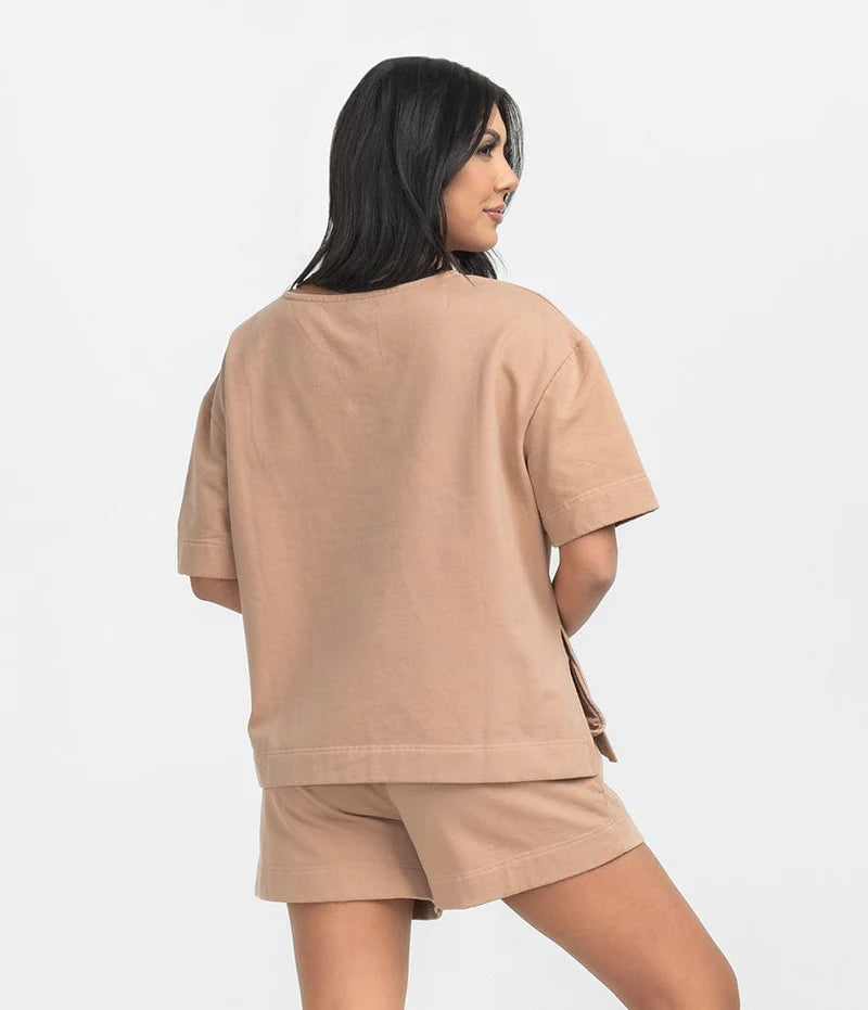 SSCO Women’s On The Daily Tee - Warm Taupe