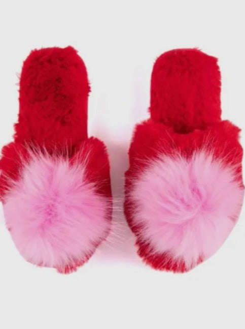 Amor Slippers- Red