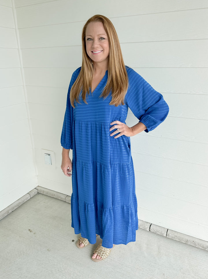 Samantha Maxi Dress: Blue