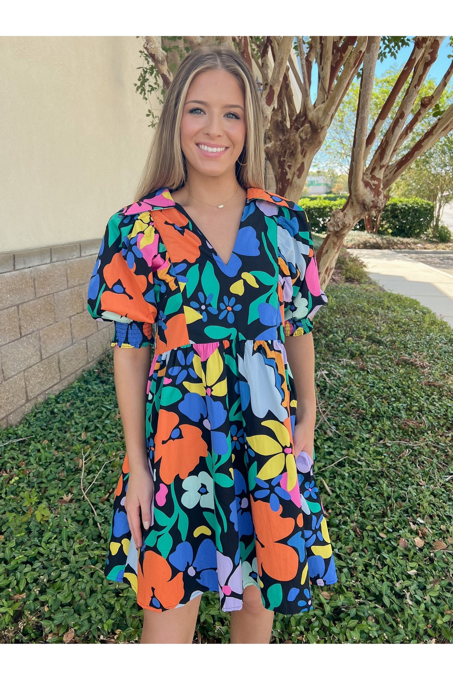 Retro Floral Dress