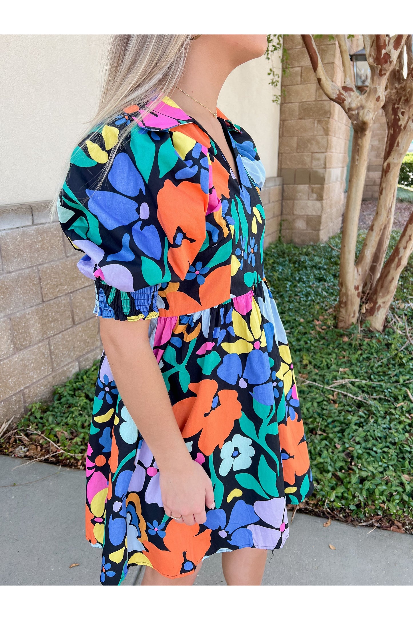 Retro Floral Dress