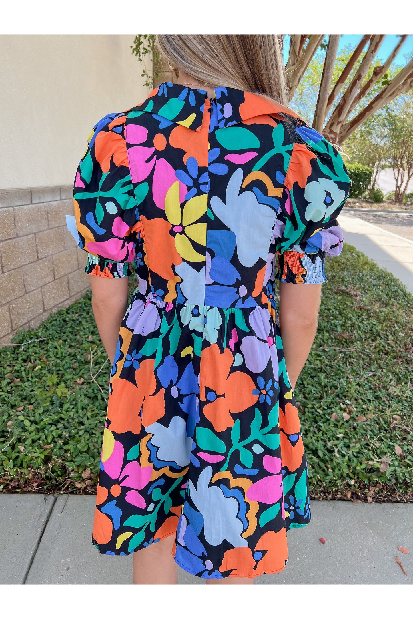 Retro Floral Dress