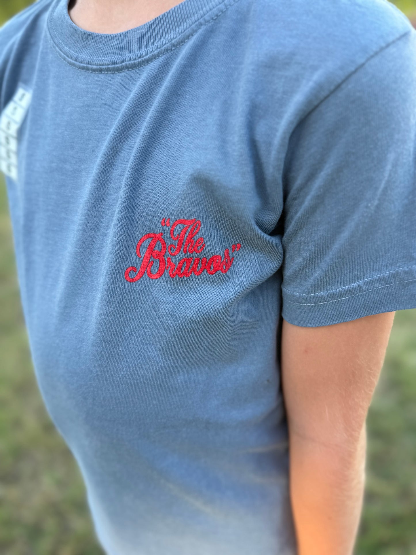 CB Youth “The Bravos” Throwback S/S T-Shirt - Blue