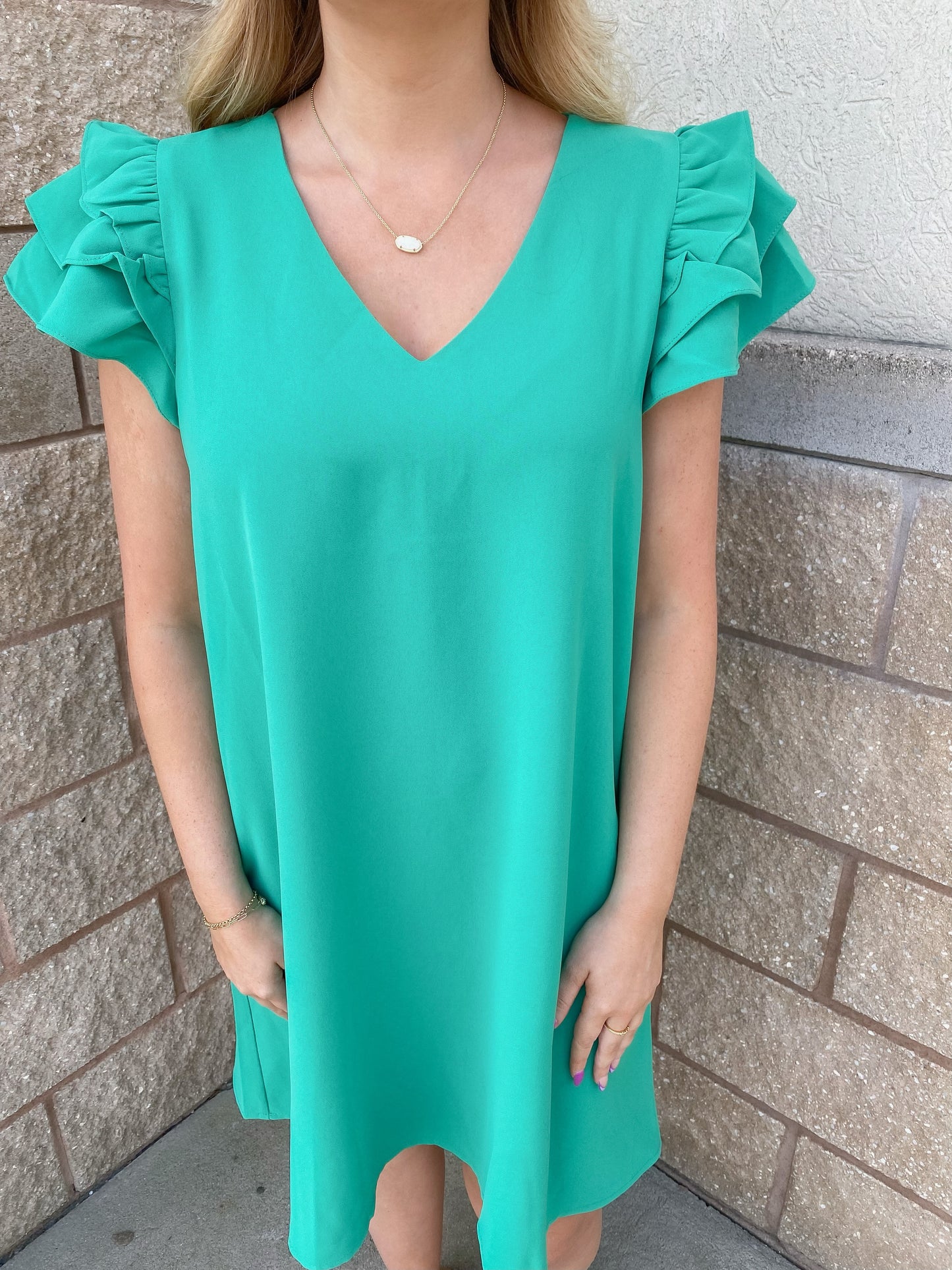 Simply Stunning Dress: Green