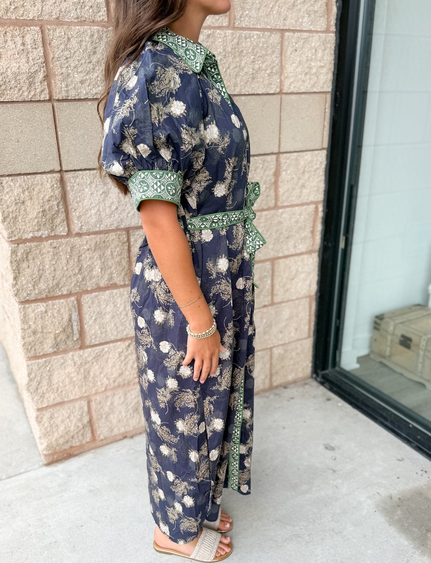 Luxe Bloom Midi Dress