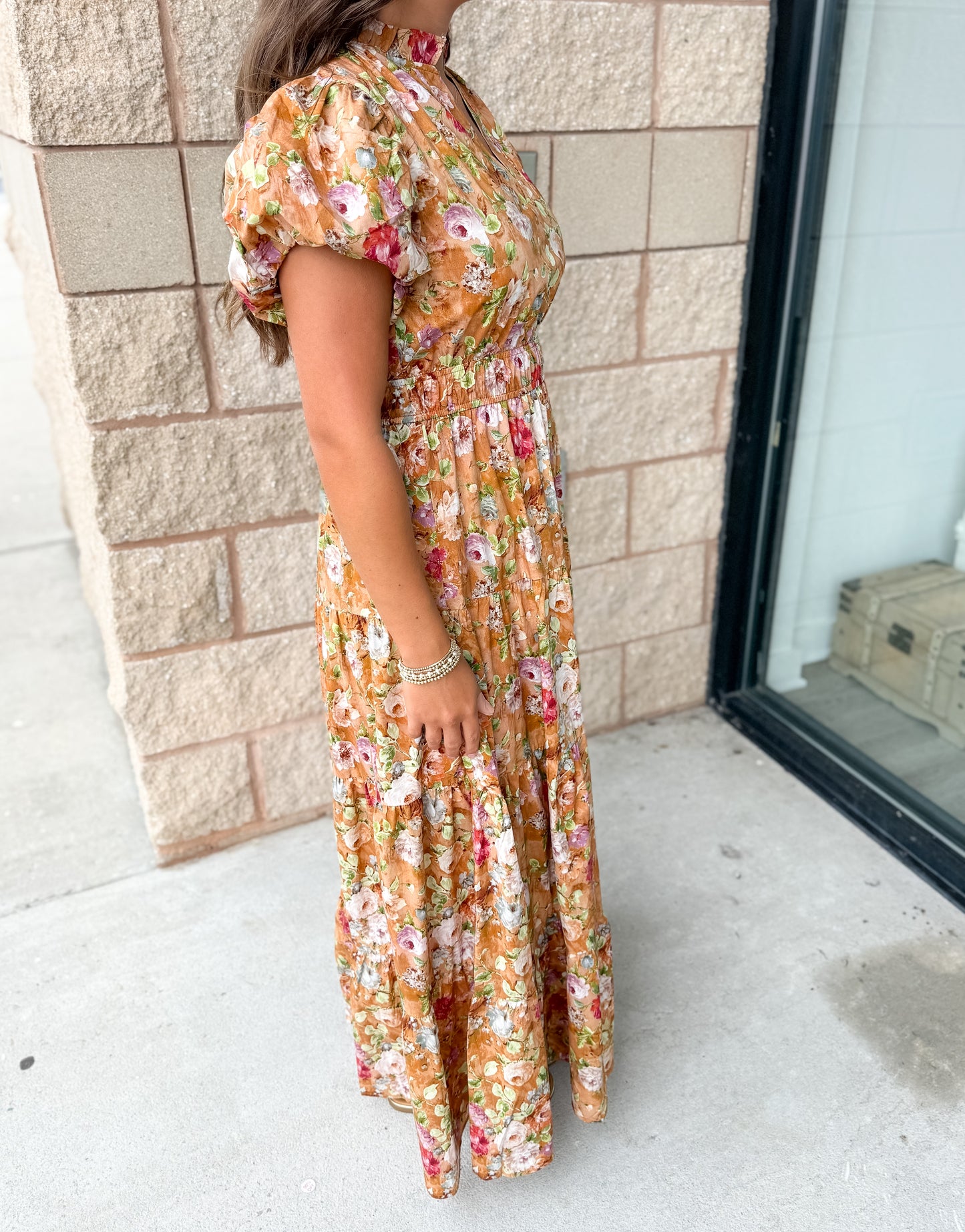 Angie Maxi Dress: Terra Cotta