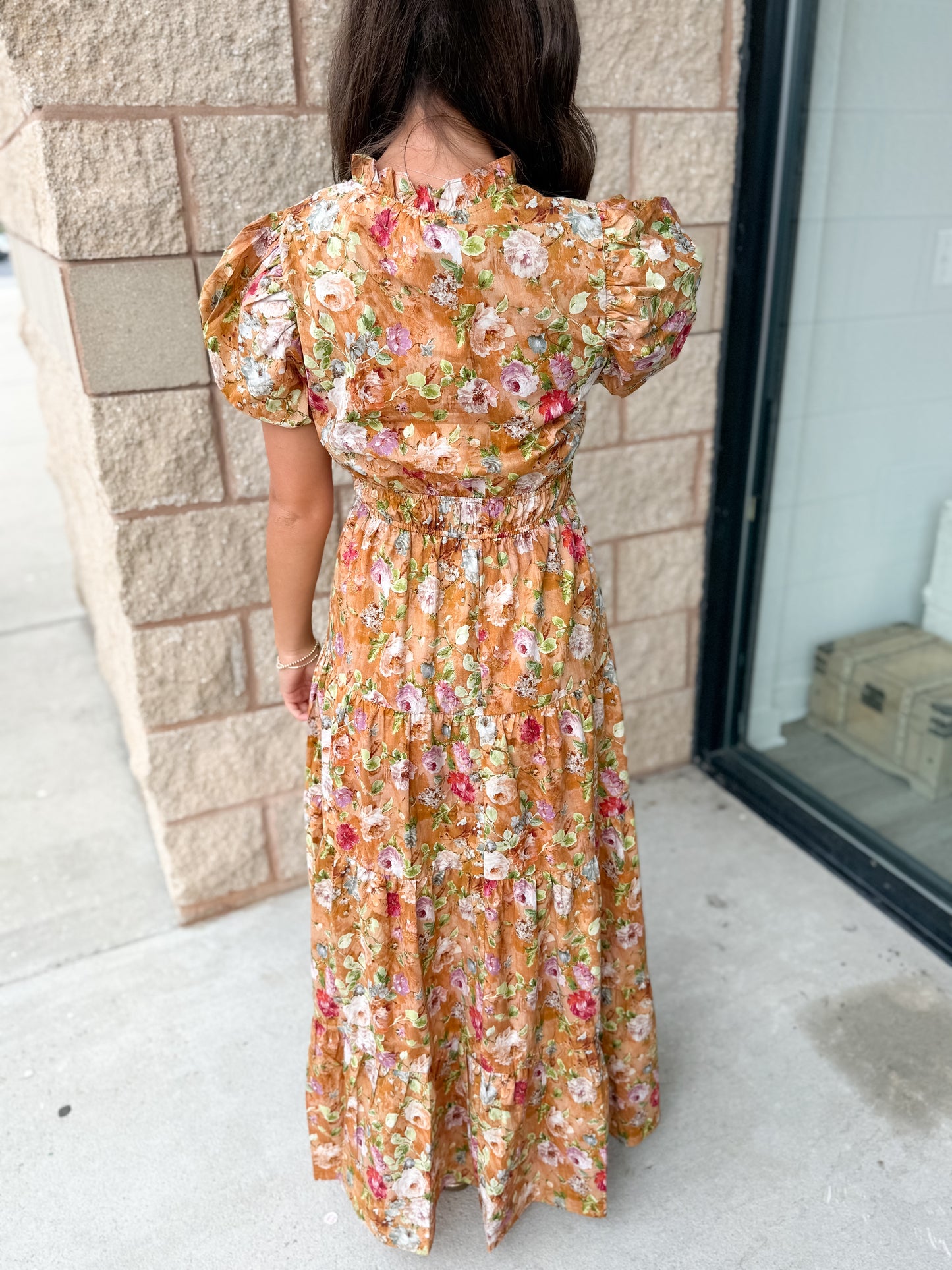 Angie Maxi Dress: Terra Cotta