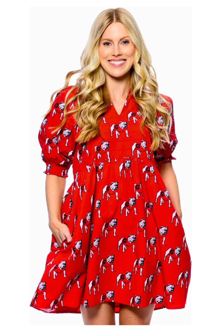 UGA Poplin Dress