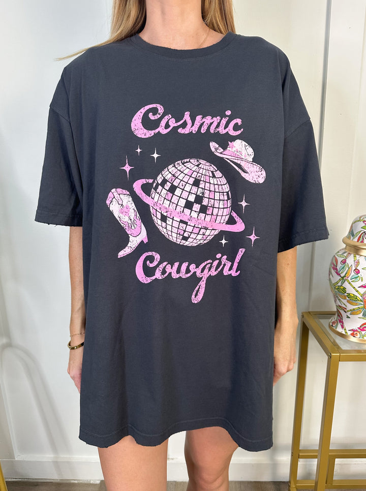 Cowgirl Disco Ball Graphic Tee