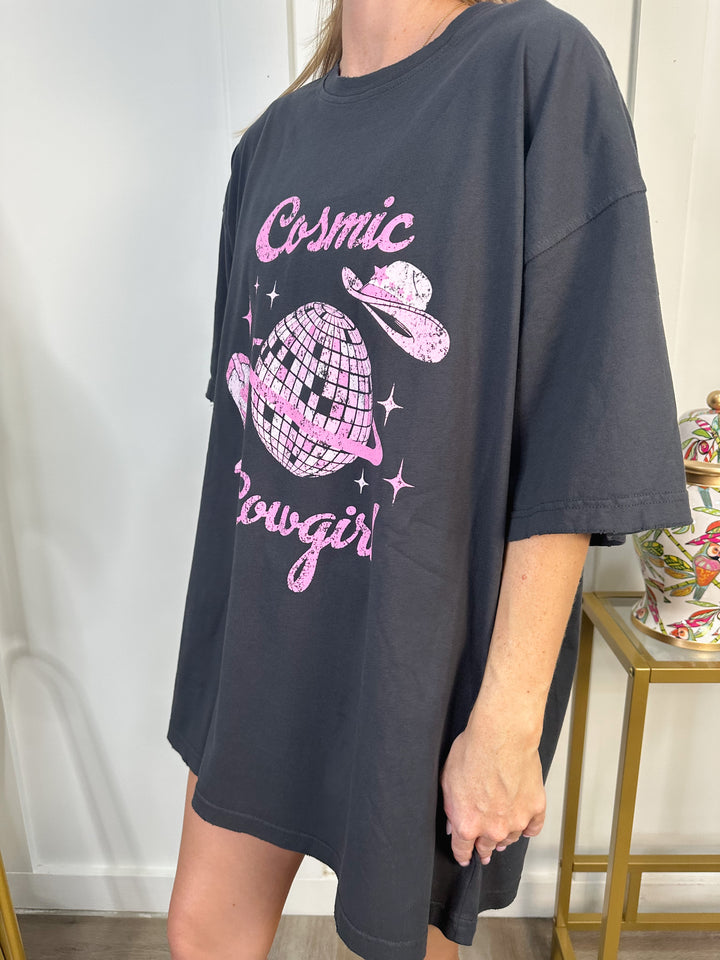 Cowgirl Disco Ball Graphic Tee