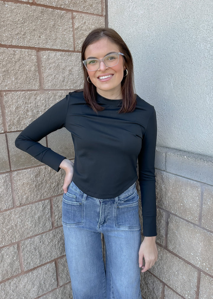 Buttery Soft Performance Top Raven