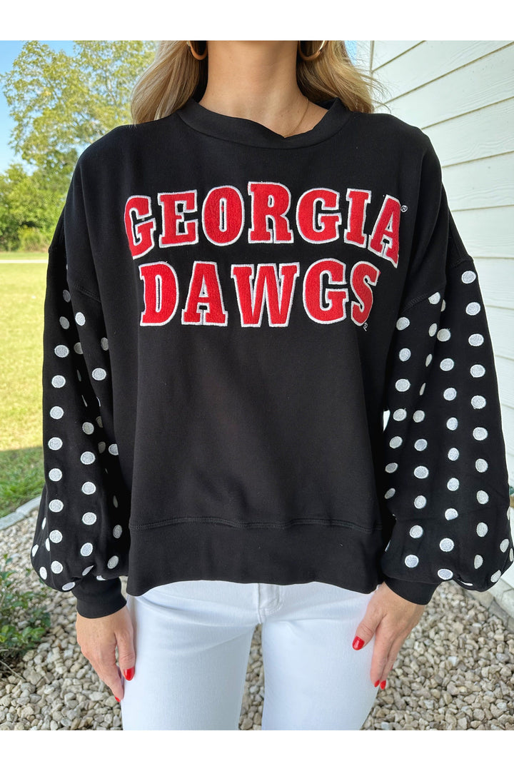 Georgia Varsity Balloon Pullover