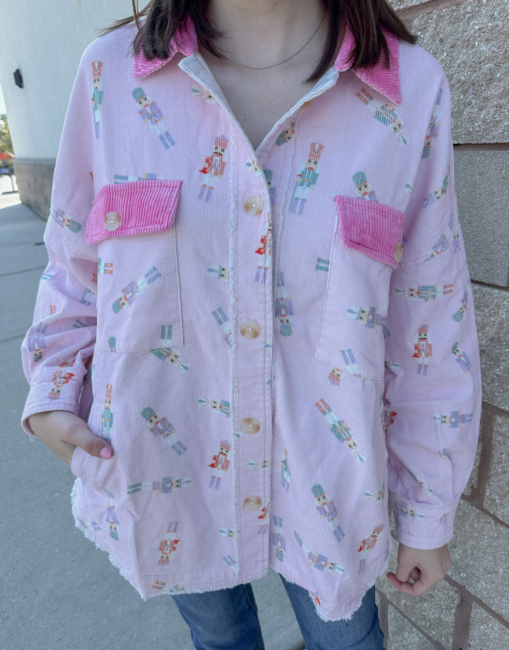 Pink Nutcracker Christmas Jacket