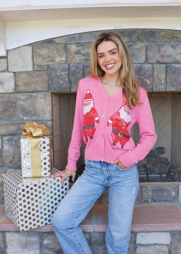 Simply Southern Santa Cardigan