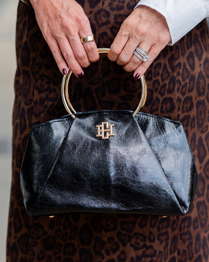 CH Brooks Bag with Rings Glimmer Black