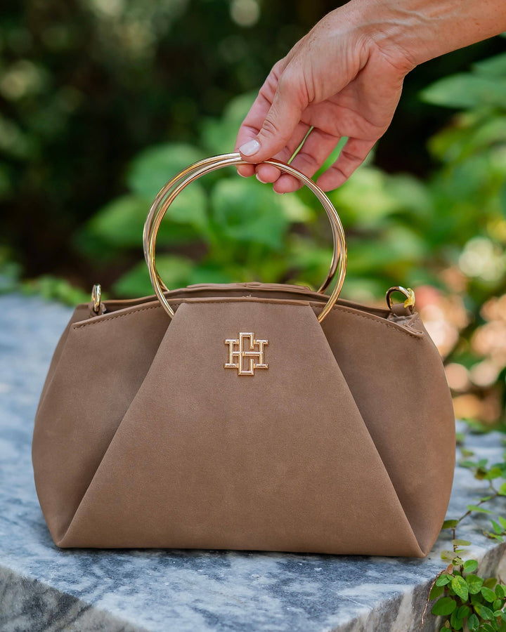 CH Brooks Bag with Rings Latte S