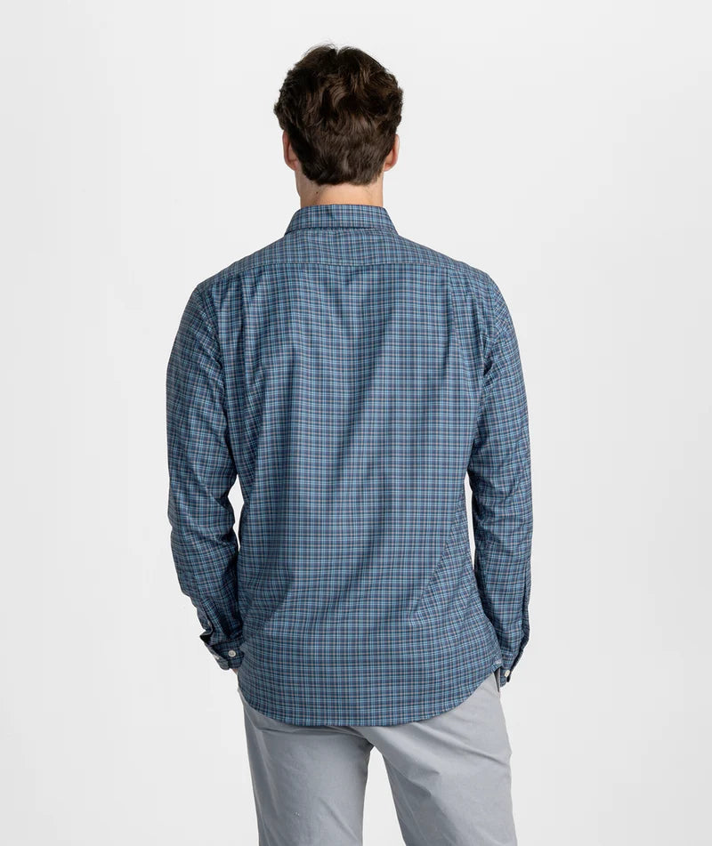 SSCO Men’s Shoal Creek Plaid LS Button Down - Night Sky