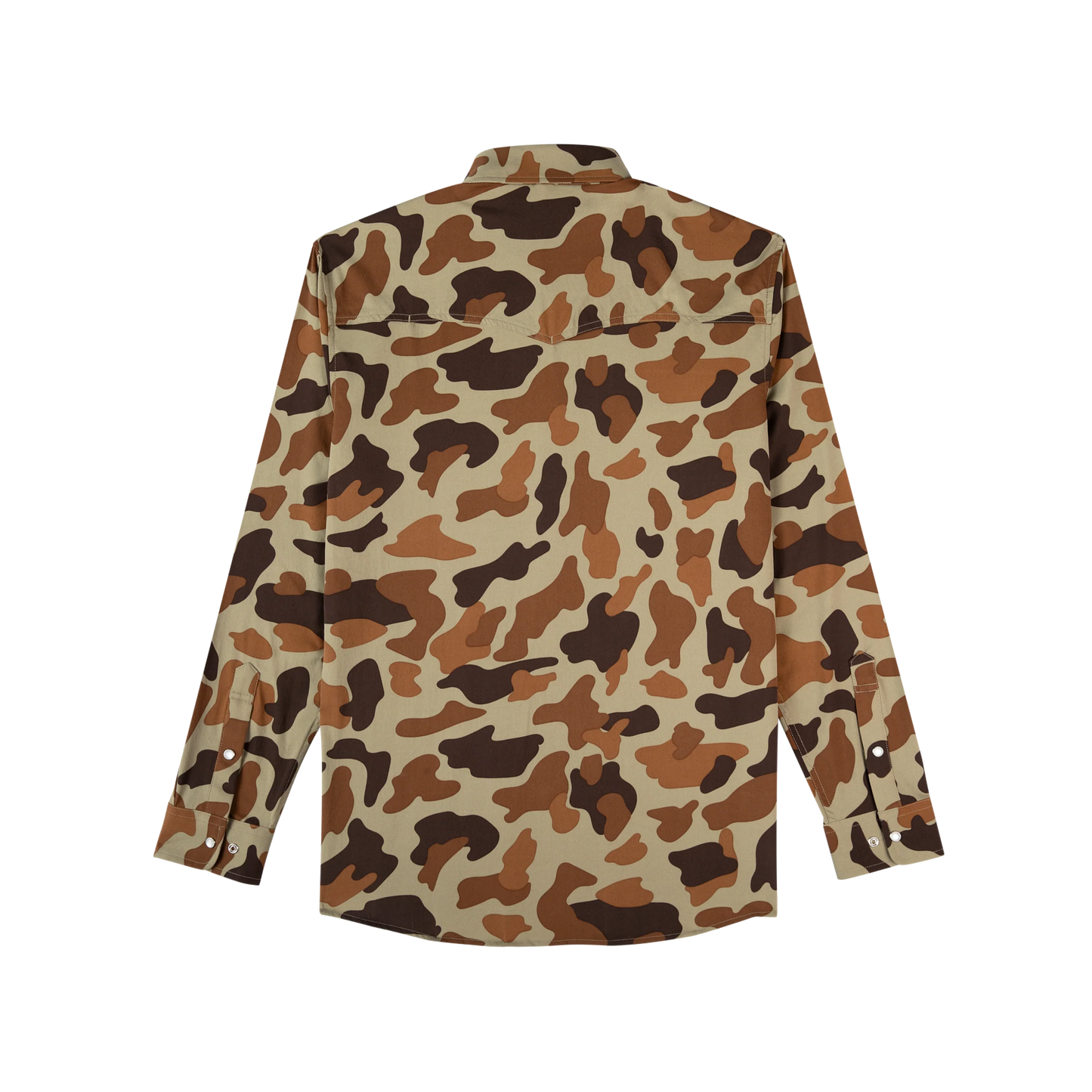 Poncho Men’s “The White Wing” Regular L/S Shirt - Duck Camo