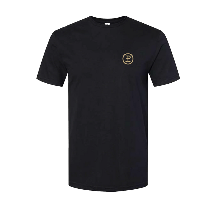 Poncho Men’s Cowboy Moon S/S T-Shirt - Black