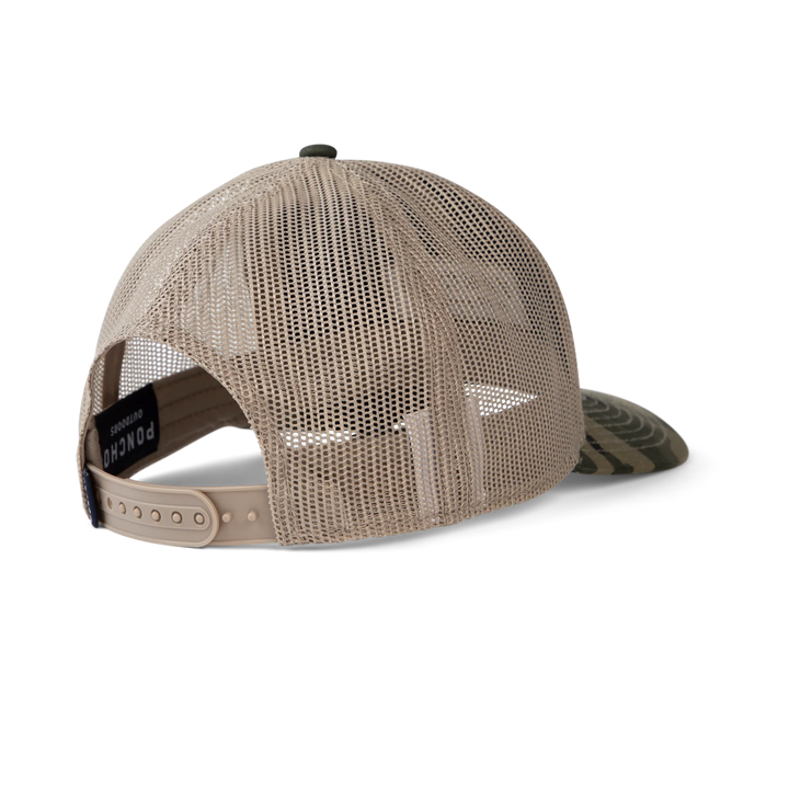 Poncho Men’s Camo Trucker Hat