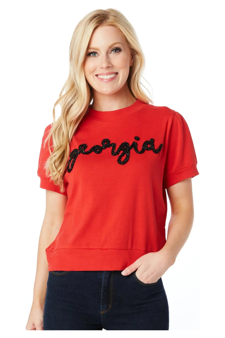 The Glitter Script Short Sleeve, Georgia