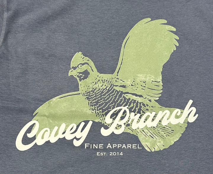 Covey Branch S/S Pocket Tee: Blue Jean