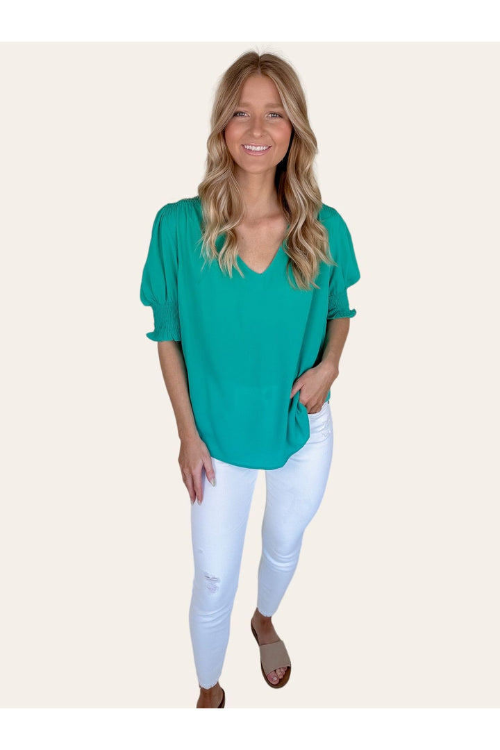 Green With Envy Top