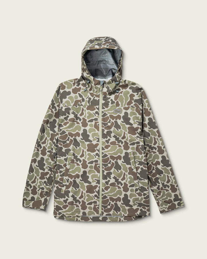 Marsh Wear Men’s Cumberland Rain Jacket - Dark Green Mallard Camo