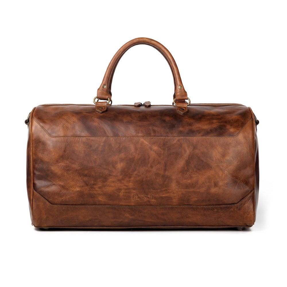 Mission Mercantile Benjamin Leather Duffle Bag - Hickory