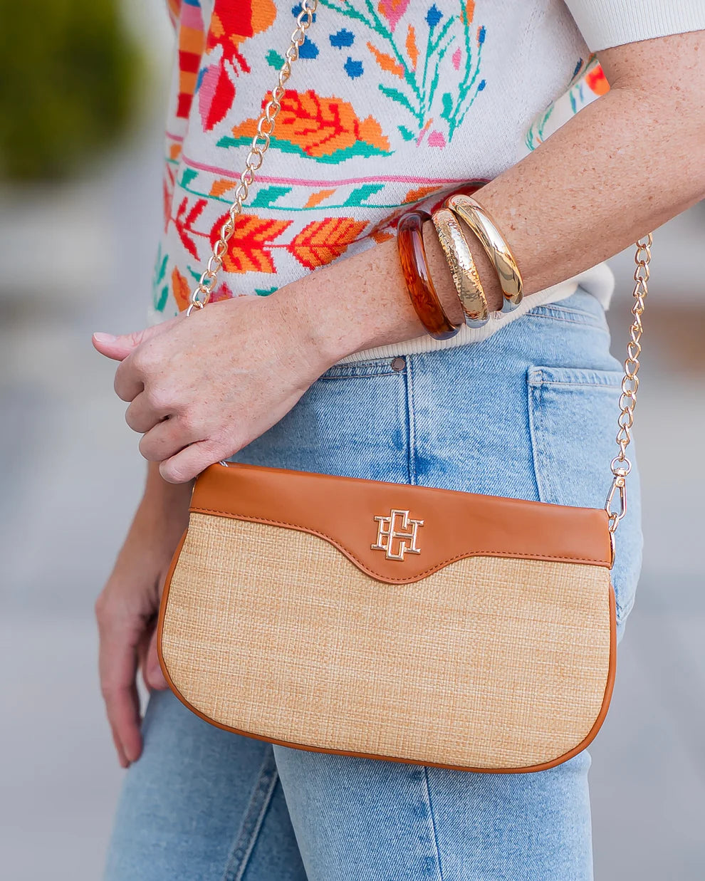 CH Mercer Crossbody - Natural Saddle