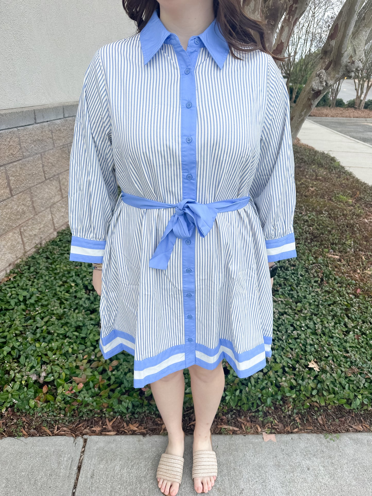Augusta Dress - Blue