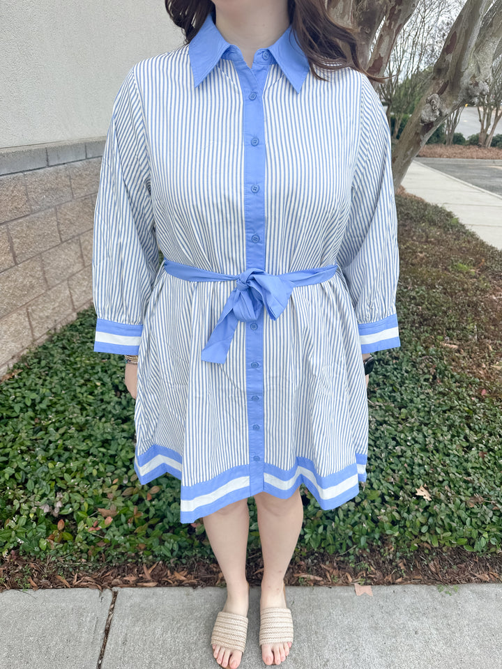 Augusta Dress - Blue