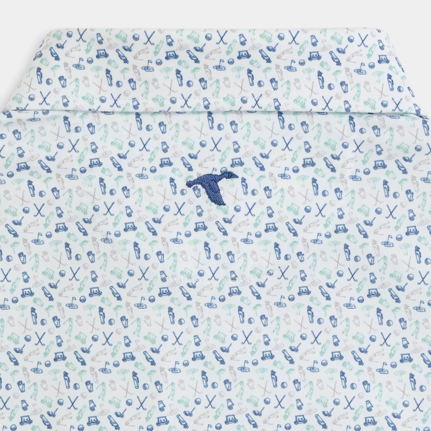 Genteal S26 Caddie’s Choice Printed Performance Polo - Green Bay