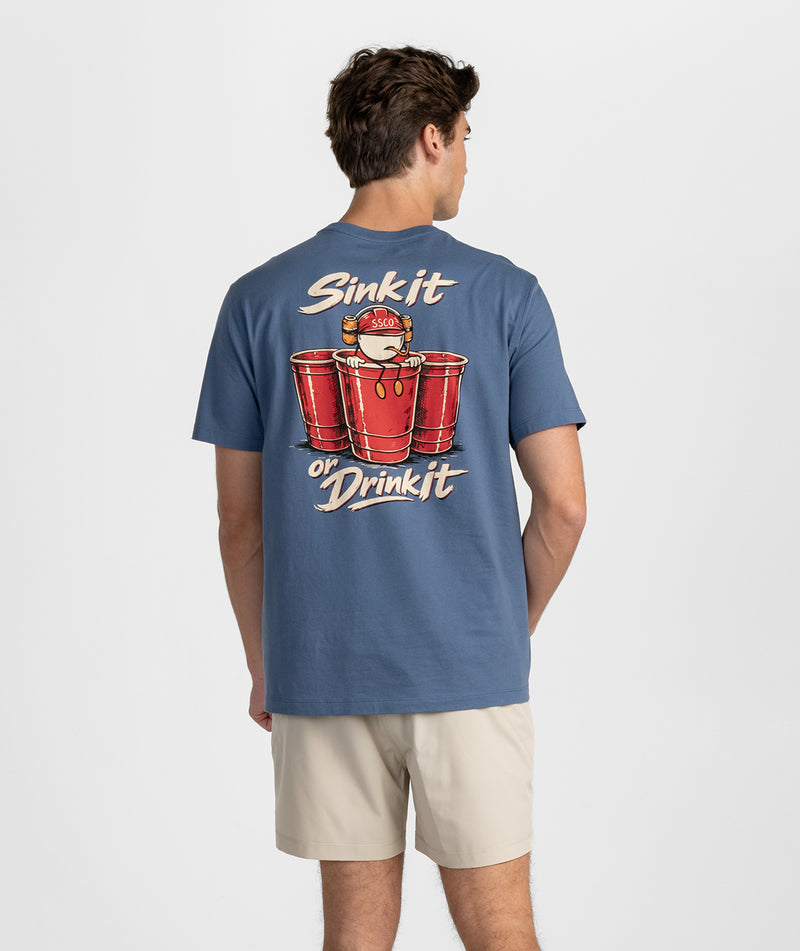 SSCO Men’s Sink It or Drink It S/S T-Shirt - Windsor