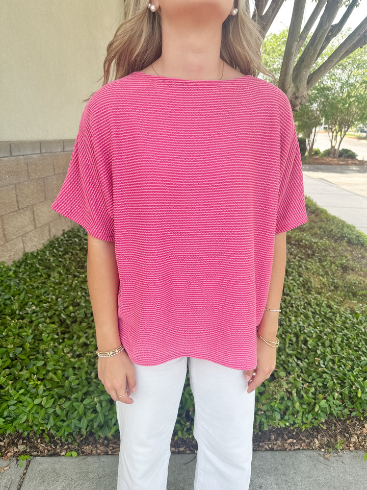 Leena Top - Hot Pink