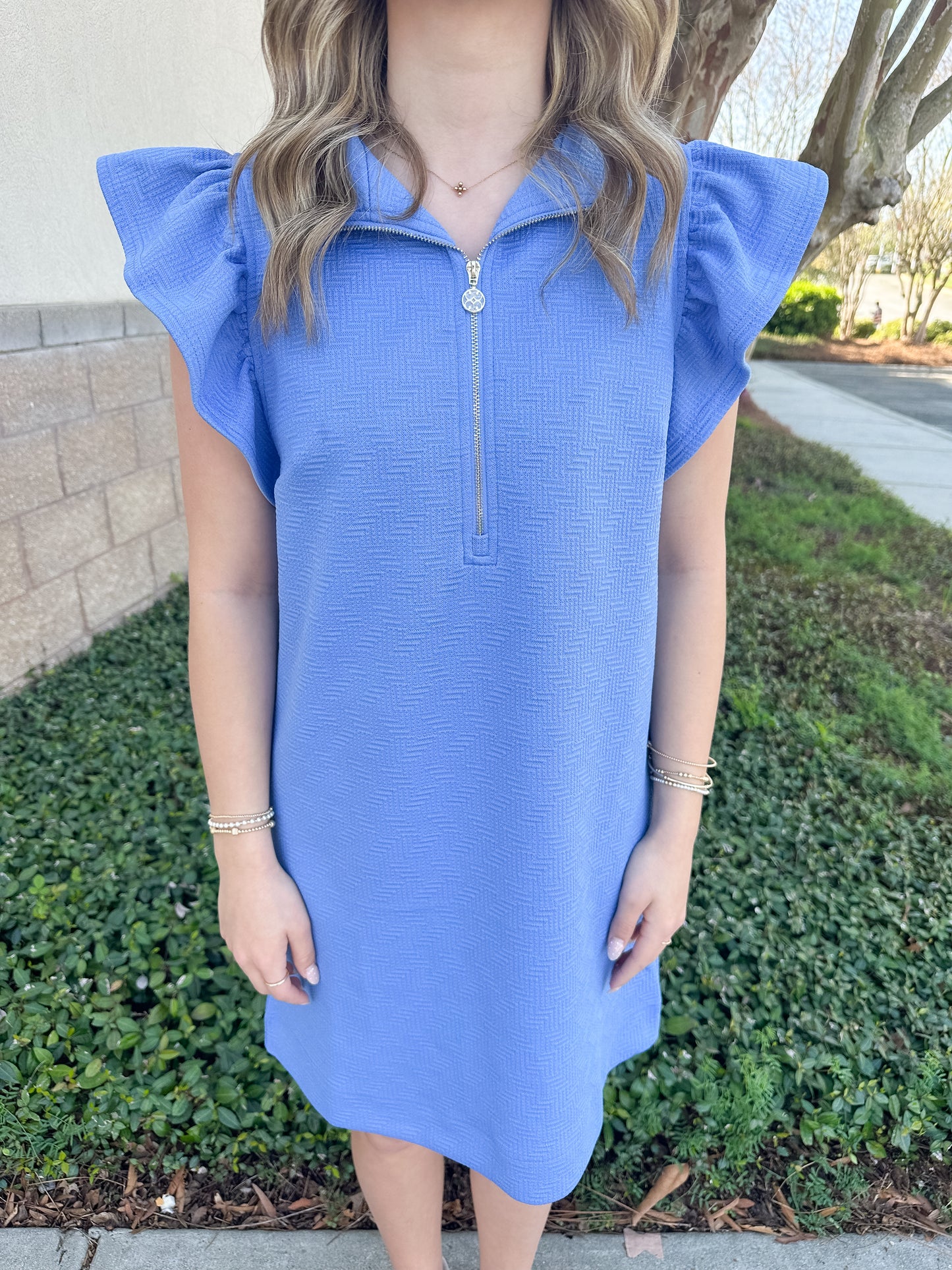 Paige Dress - Blue