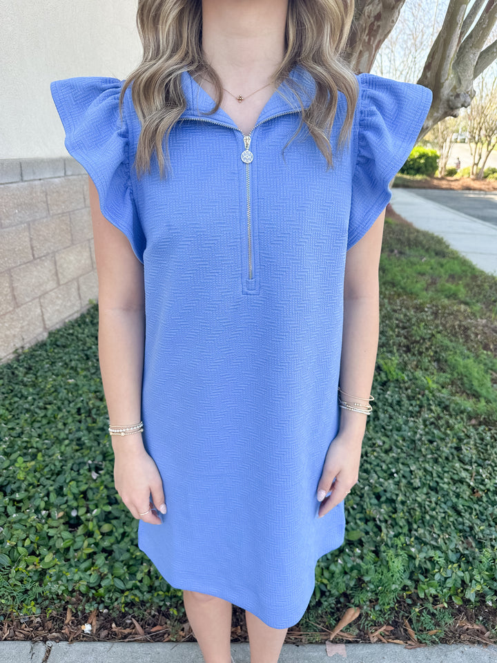 Paige Dress - Blue