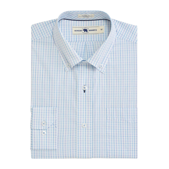 Onward Reserve Grayton Classic Fit Quad Button-Down - Iris