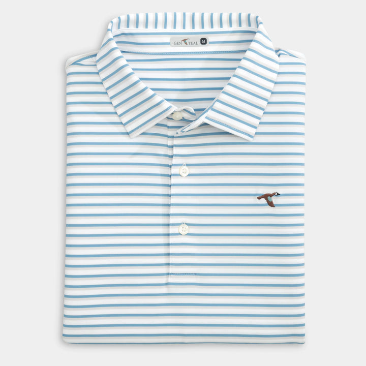 Genteal S26 Grandview Performance Polo - Vapor Blue