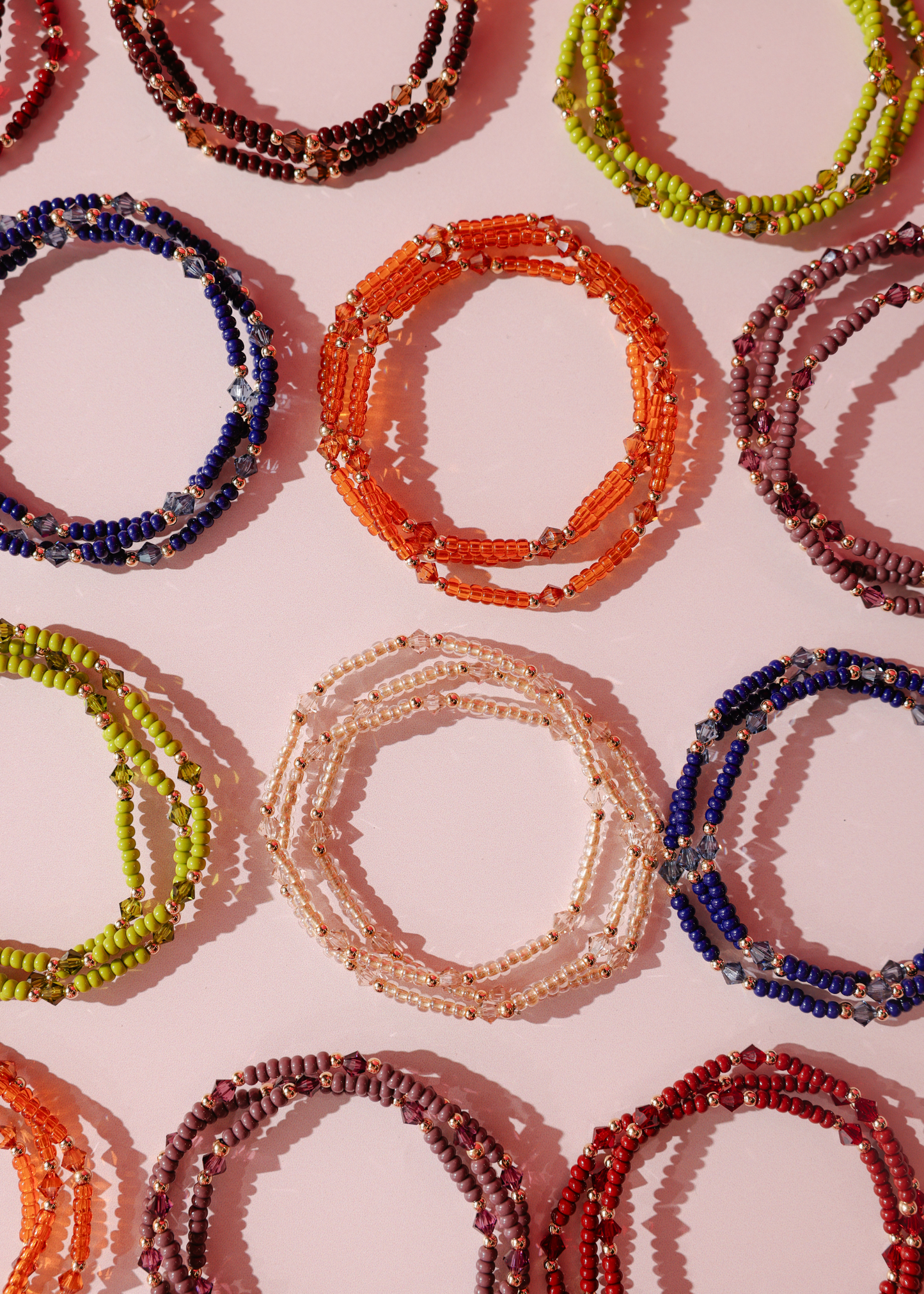 Eleanor Bracelet in Terracotta: Standard 6.75 inch