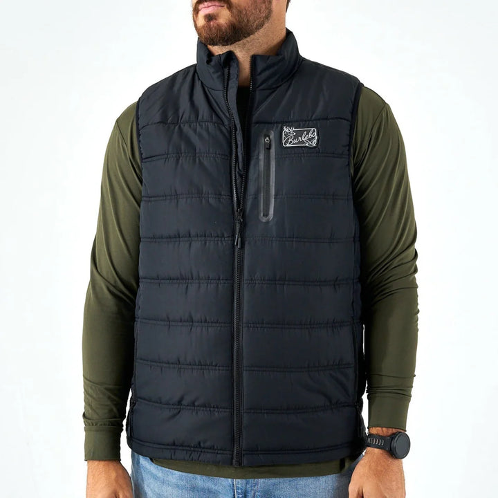 Burlebo Puffer Vest - Black