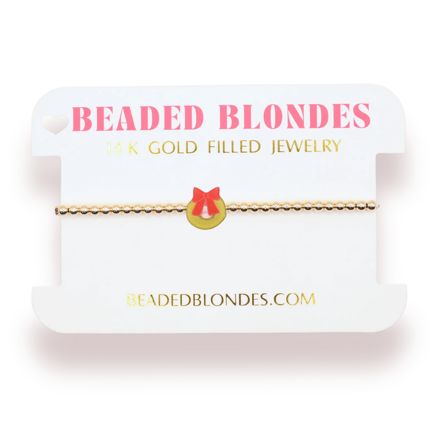 Beaded Blondes - Wreath Gold