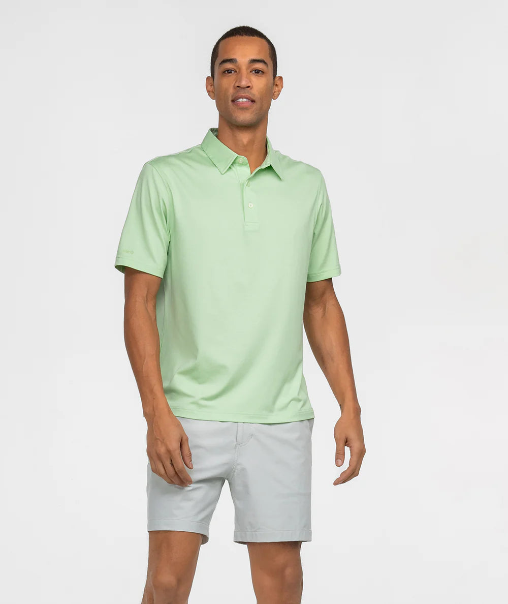 SSCO Men’s Grayton Heather Polo - Vapor Green