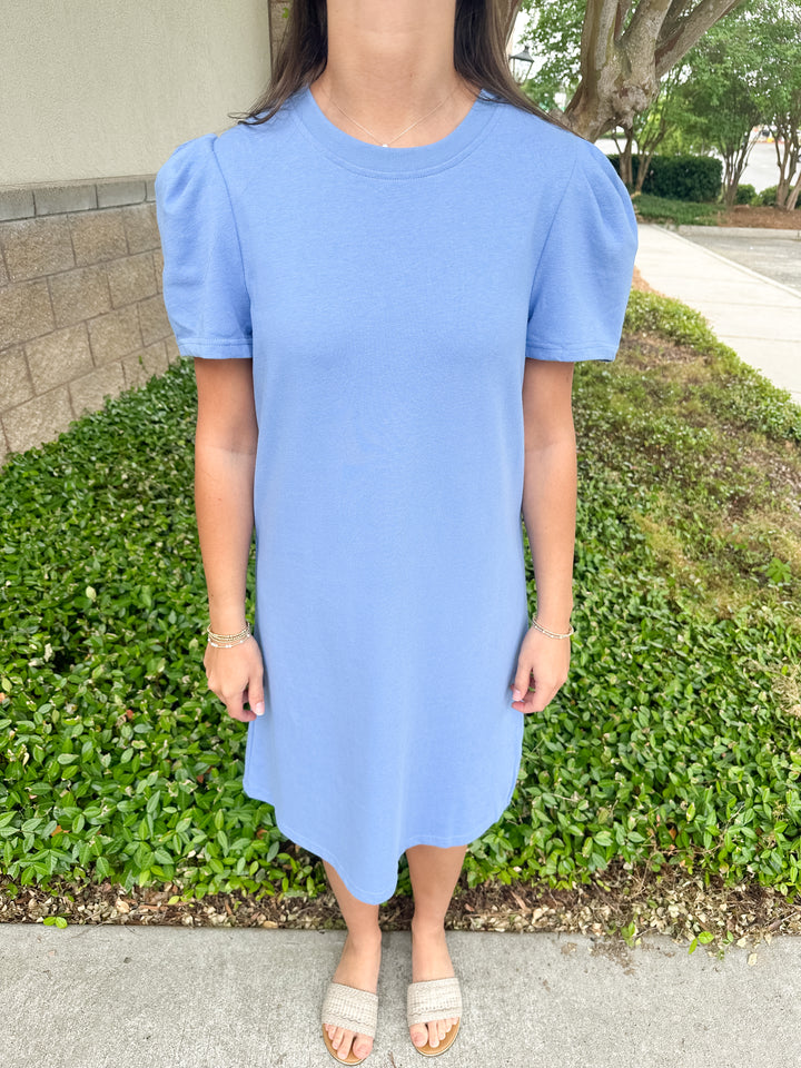 Carolina T-Shirt Dress - Blue