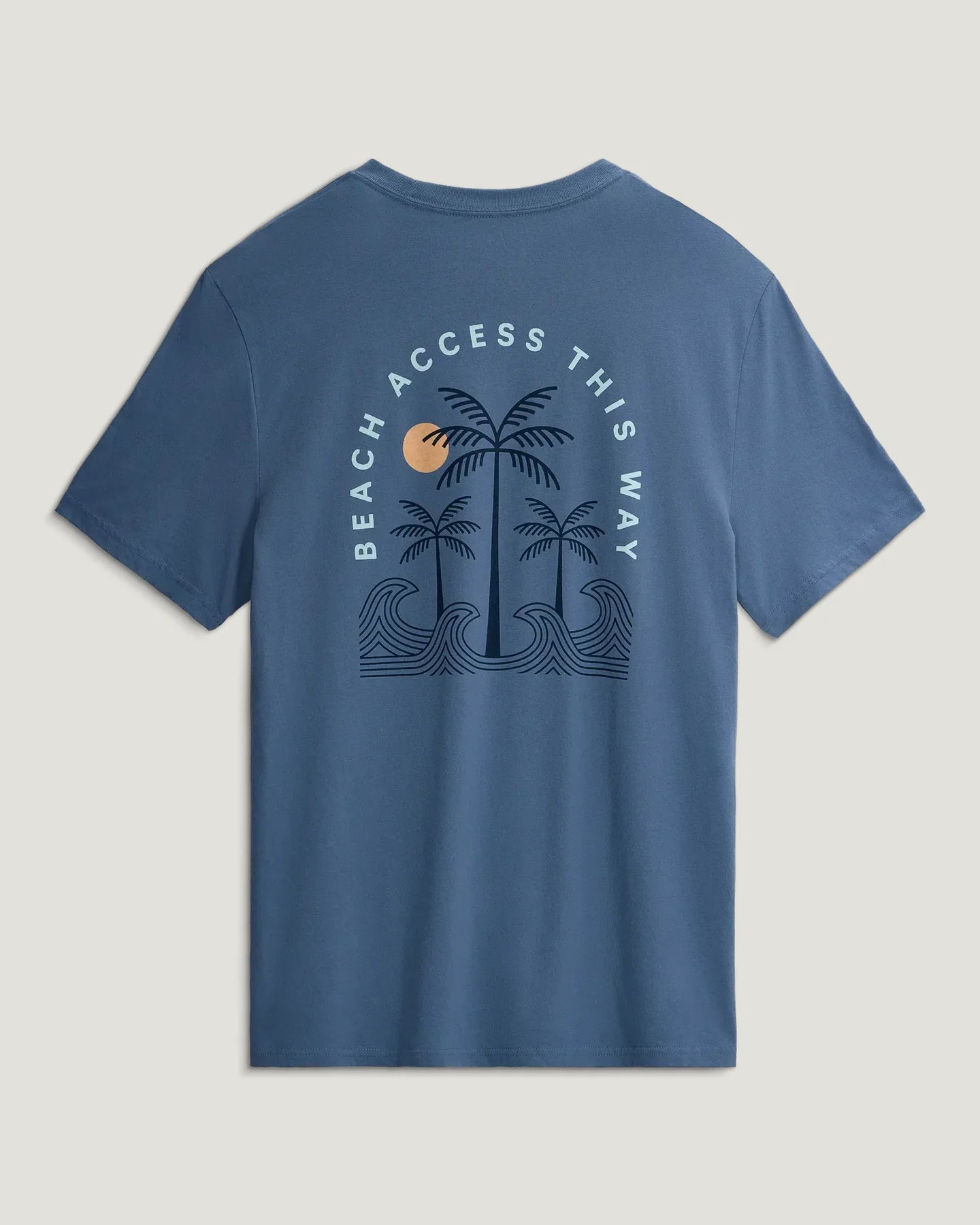 Free Fly Men’s Beach Access S/S T-Shirt - Pacific Blue