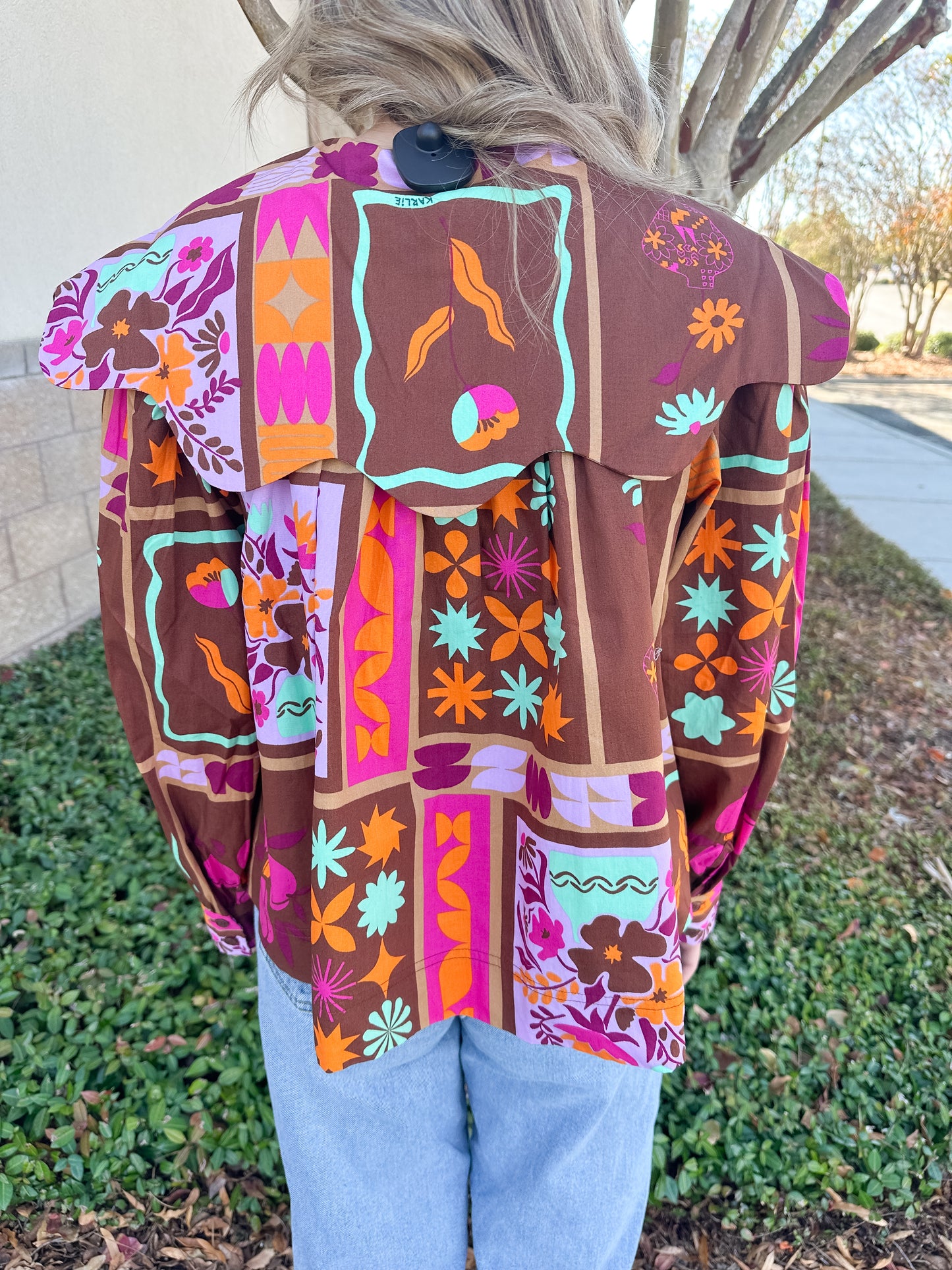 Grace Ann Collared Top